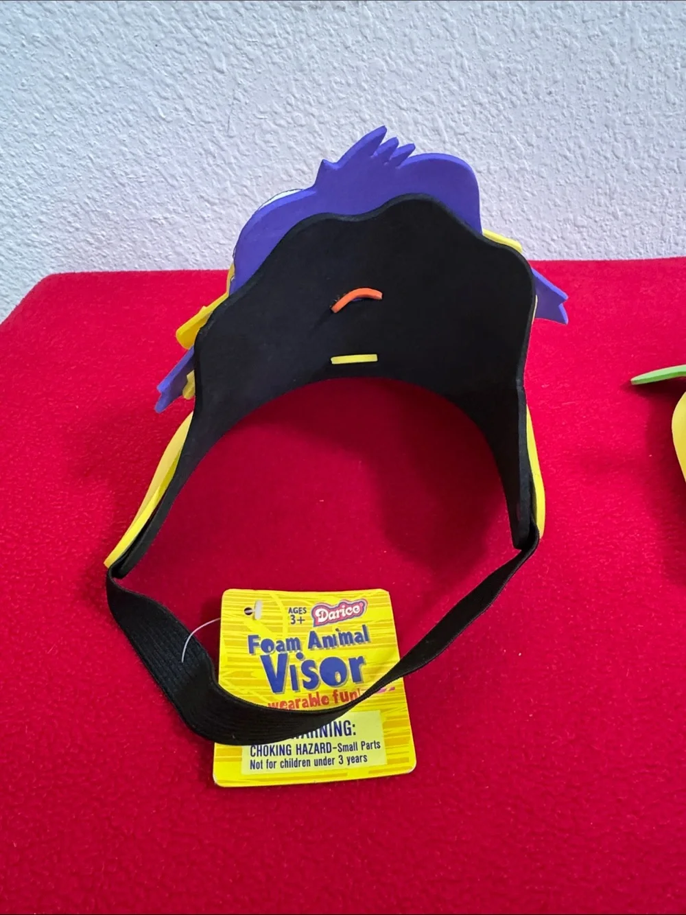 NWT Foam Animal Visor Hats Play BTS Homeschool Halloween